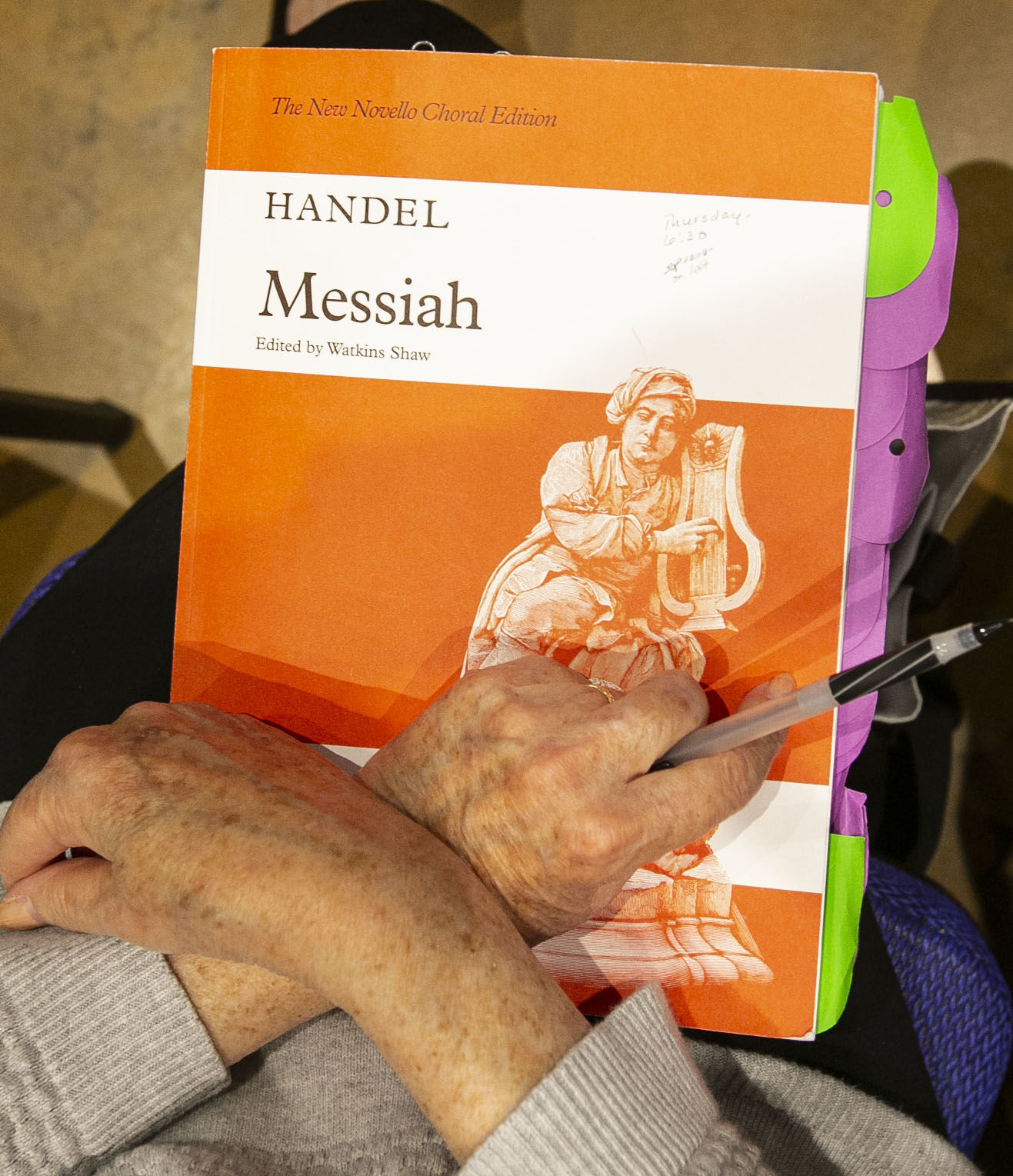Choral Society of Greensboro rehearses "Messiah"